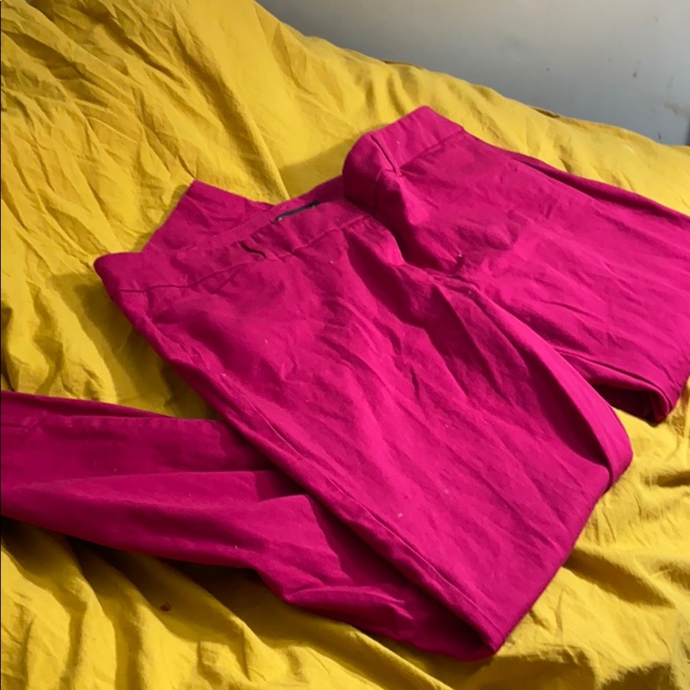 NEW YORK & COMPANY WOMENS PINK PANTS SIZE 18
